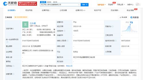 張小泉成立供應鏈管理公司,注冊資本1000萬
